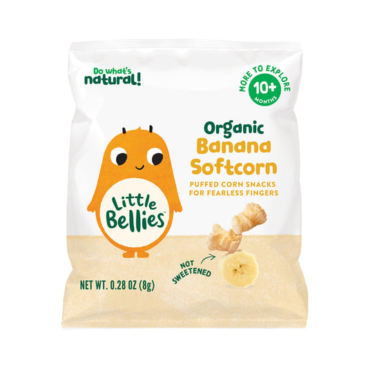 Little Bellies Organic Banana Softcorn Snacks