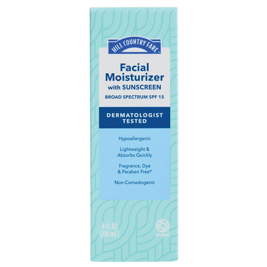H-E-B Oil Free Facial Moisturizer – SPF 15