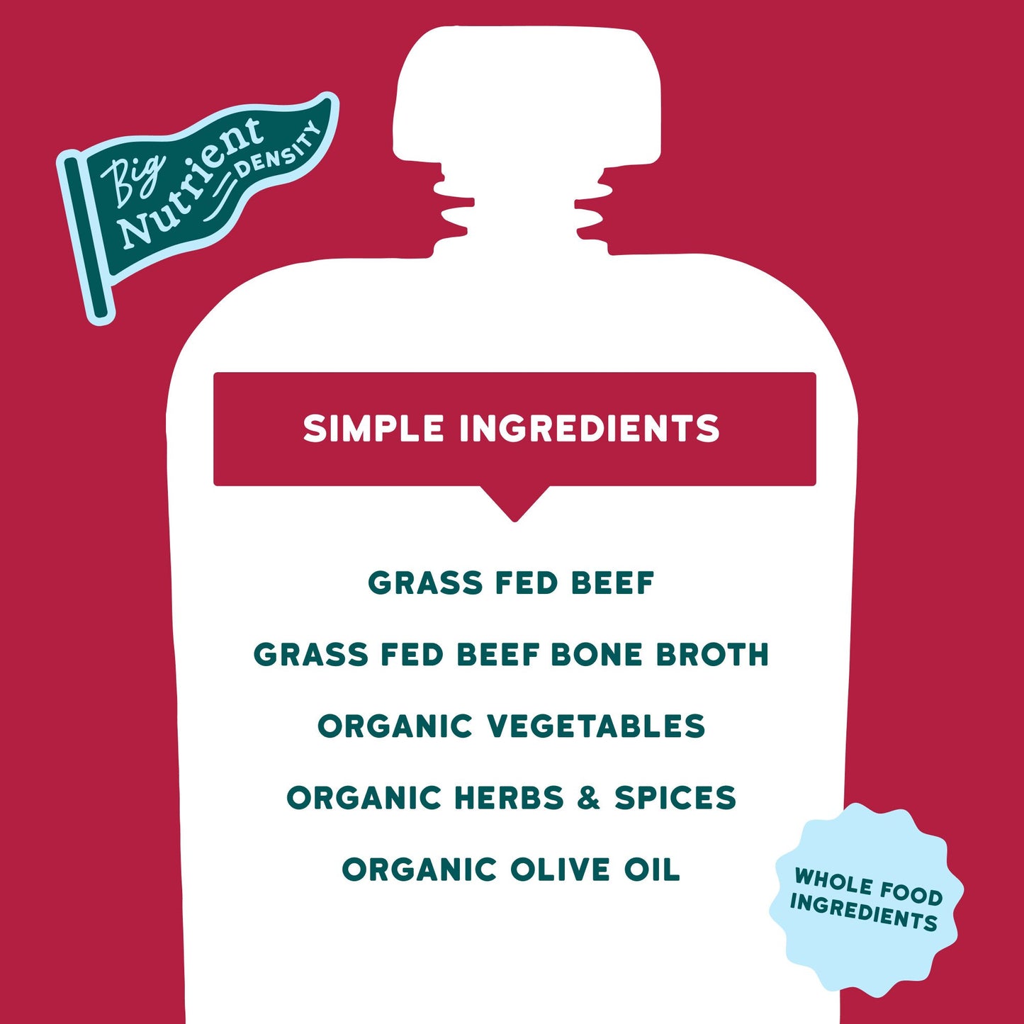 Serenity Kids Baby Food Pouch - Beef Pot Roast with Bone Broth