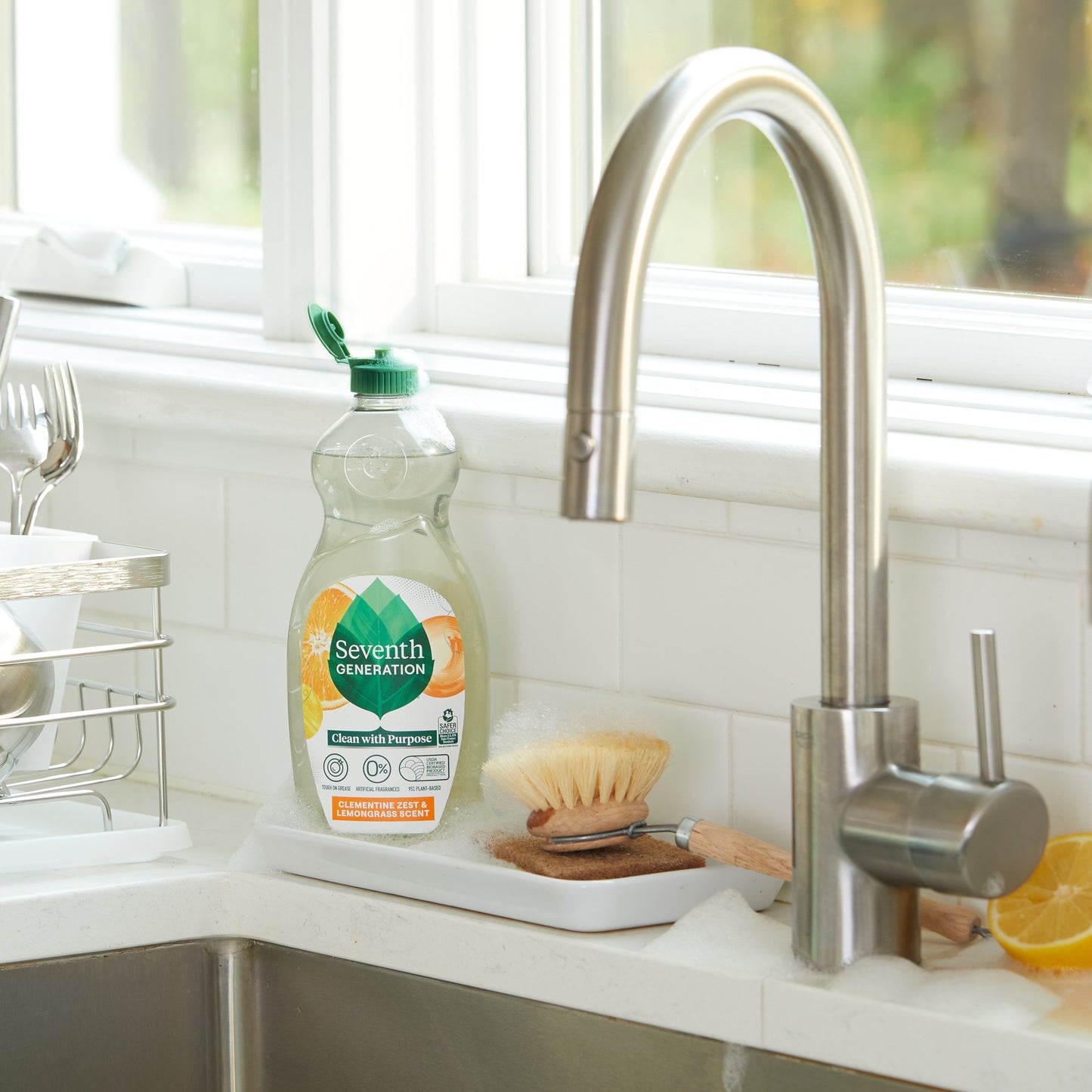 Seventh Generation Clementine Zest & Lemongrass Dish Soap