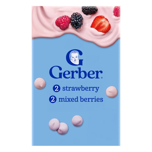 Gerber Yogurt Melts Variety Pack - Strawberry & Mixed Berries