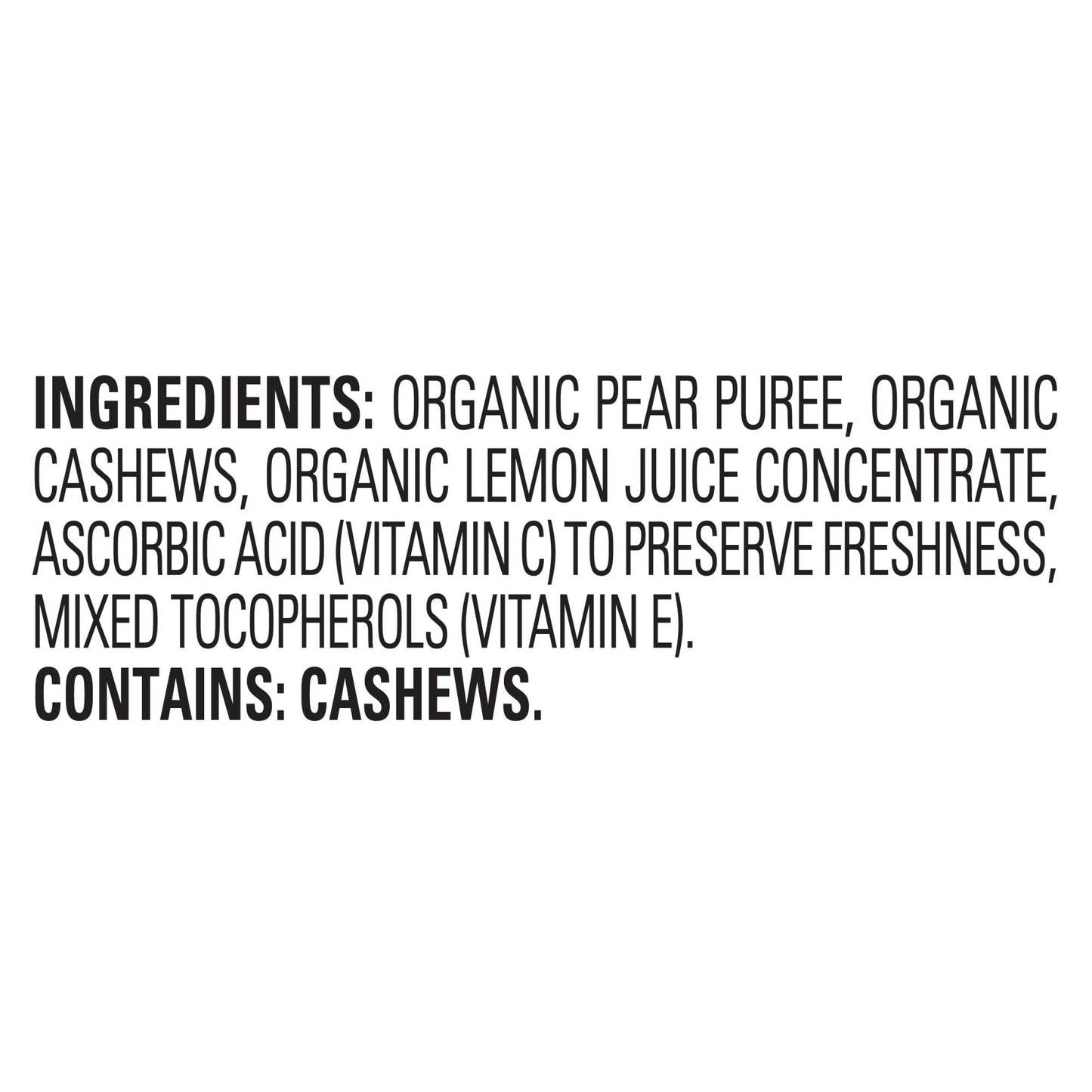 Happy Baby Organics Nutty Blends Pouch - Pears with Cashew Butter
