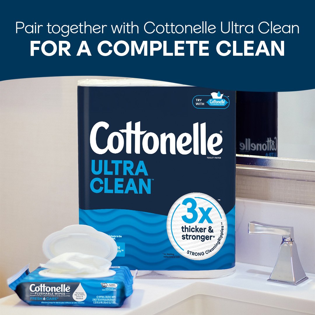 Cottonelle XL Flushable Wet Wipes