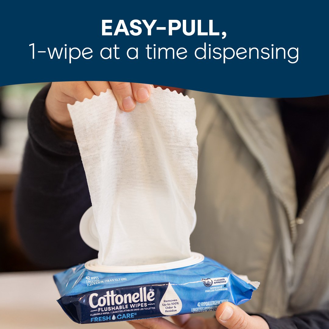 Cottonelle XL Flushable Wet Wipes