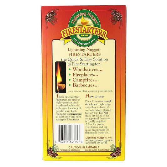 Lightning Nugget Quick & Easy Firestarters