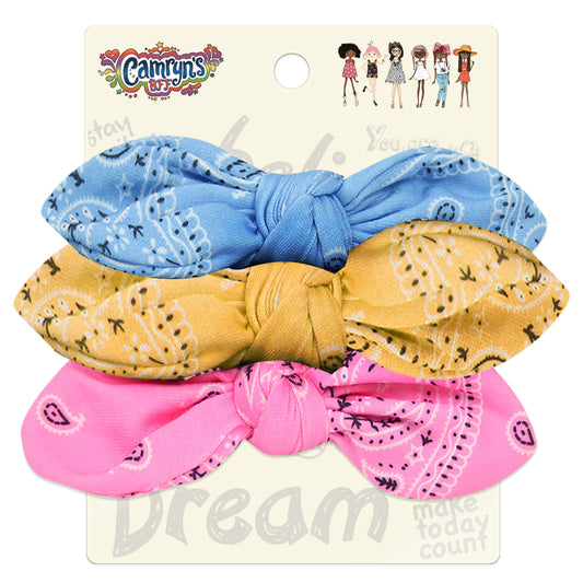 Camryn's BFF Paisley Scrunchie Set