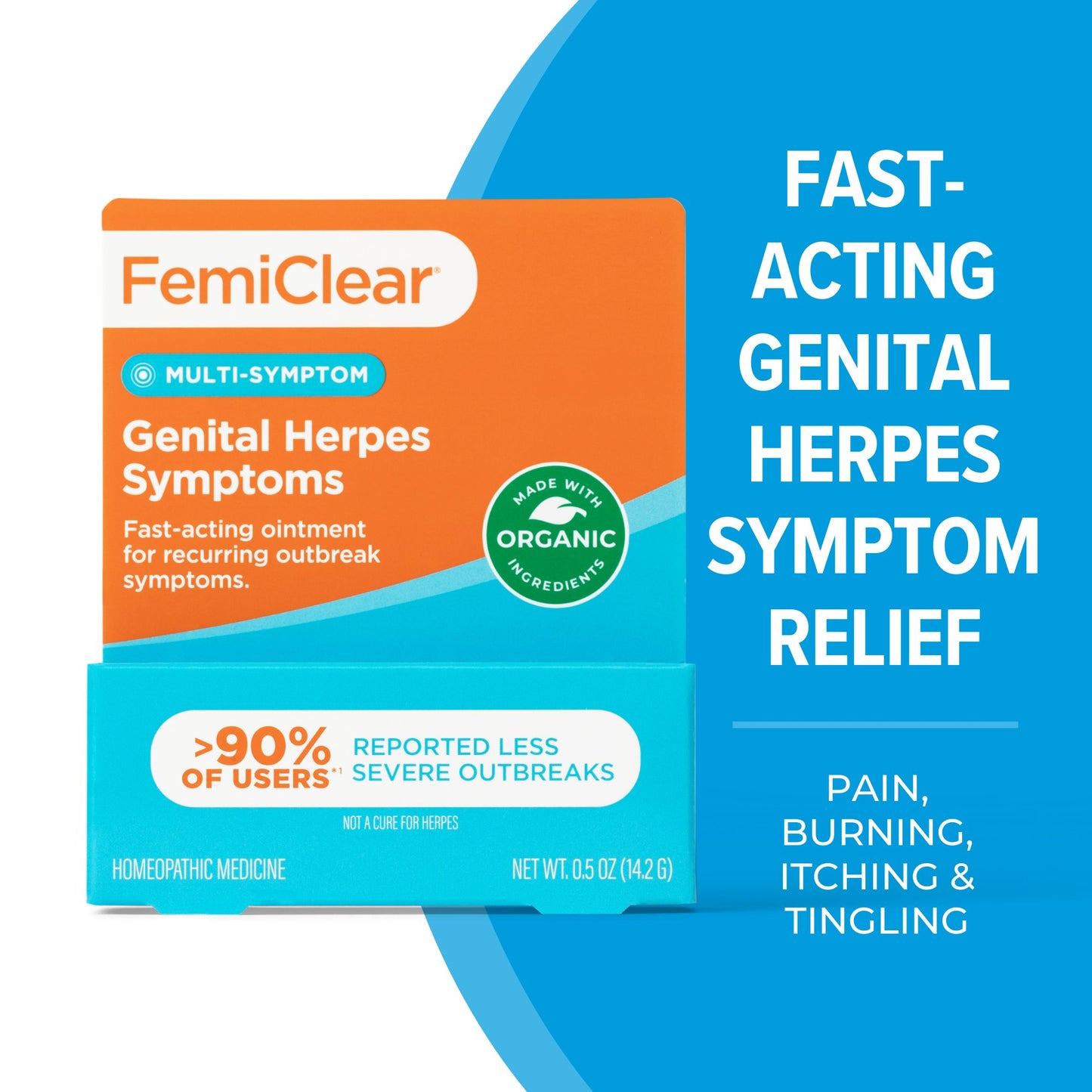 FemiClear Gential Herpes Multi-Symptom Relief Ointment