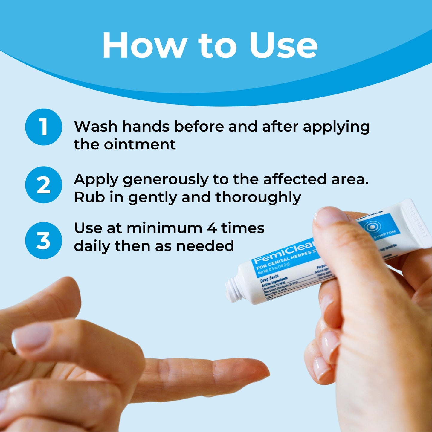 FemiClear Gential Herpes Multi-Symptom Relief Ointment