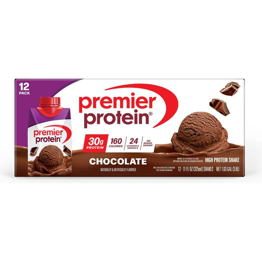 Premier Protein 30g Protein Shakes 12 pk - Chocolate