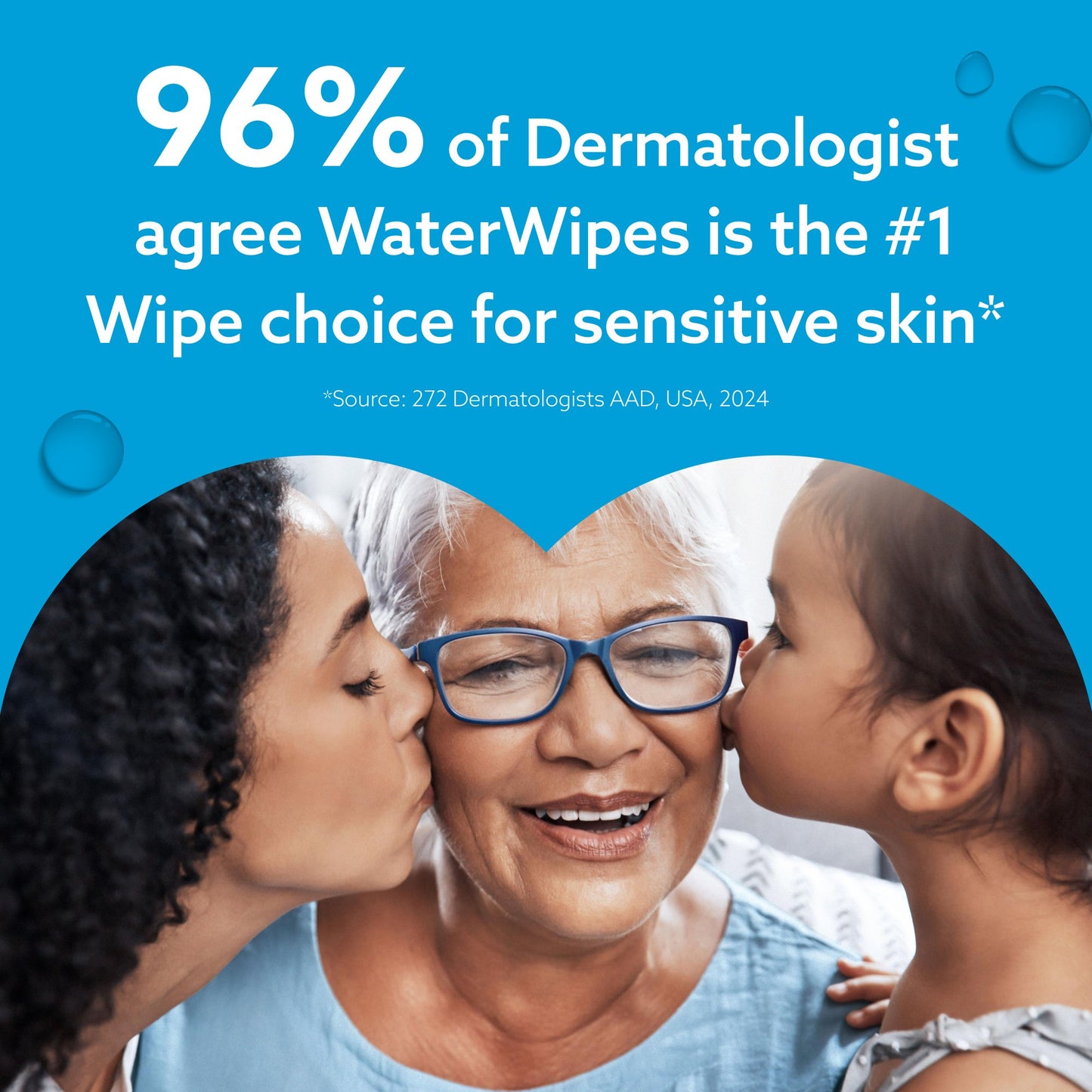 WaterWipes Sensitive+ Newborn & Baby Wipes, 99.9% Water - Unscented, 9 pk