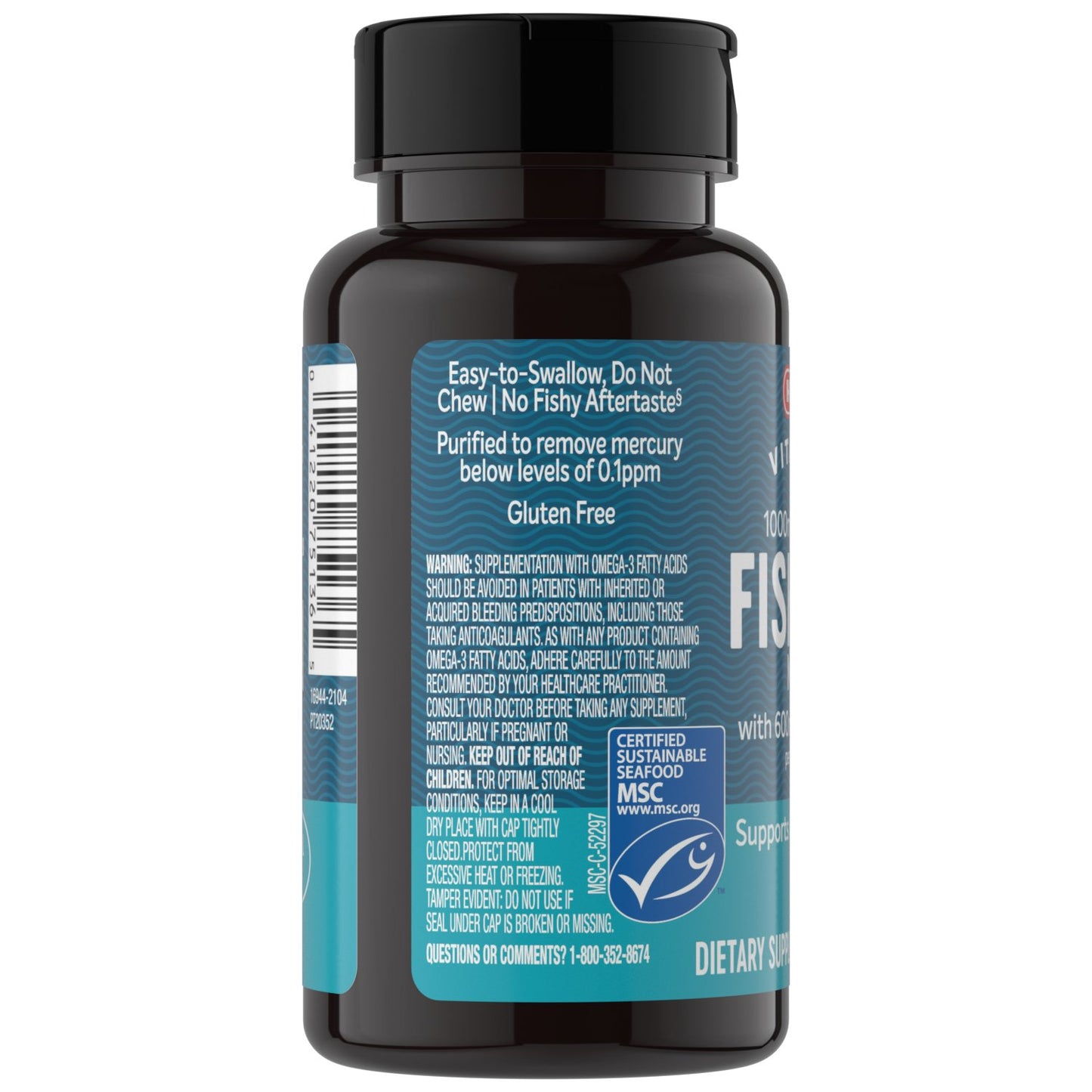 H-E-B Vitamins Alaskan Fish Oil Mini 600 mg Omega 3 Mint & Lemon Softgels
