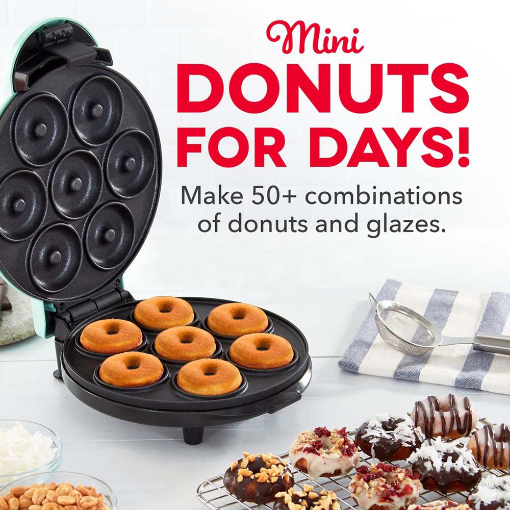 Dash Express Aqua Mini Donut Maker
