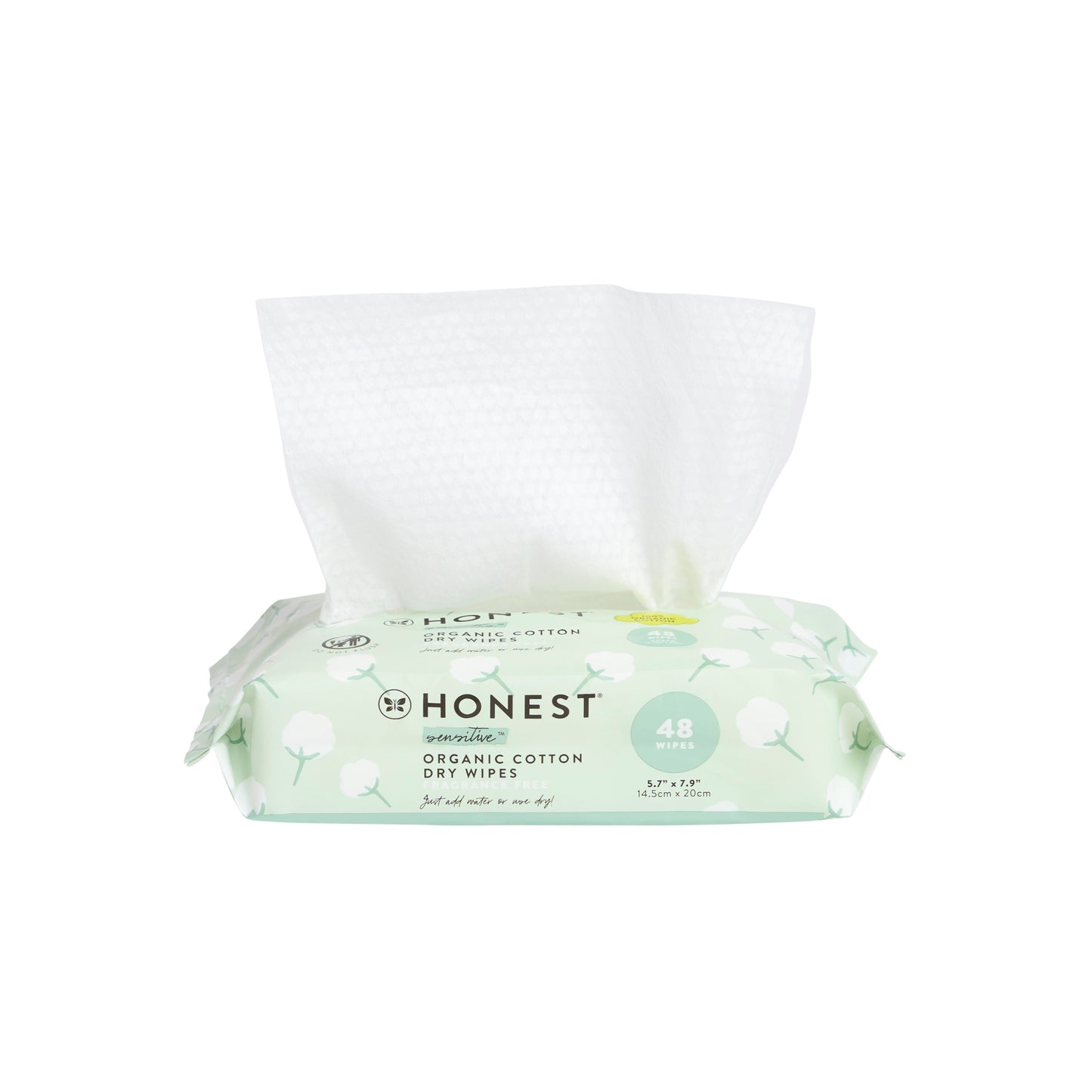 The Honest Company Organic Cotton Dry Wipes 4 Pk