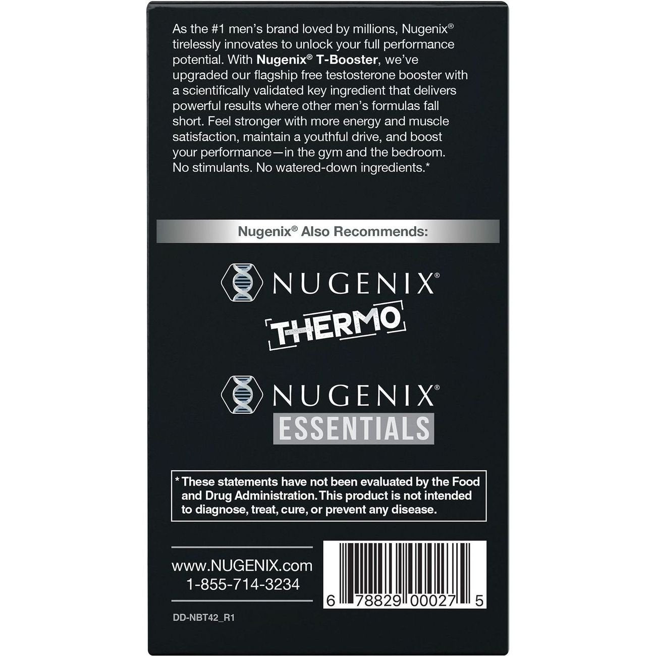 Nugenix T-Boost Free Testosterone Booster Capsules