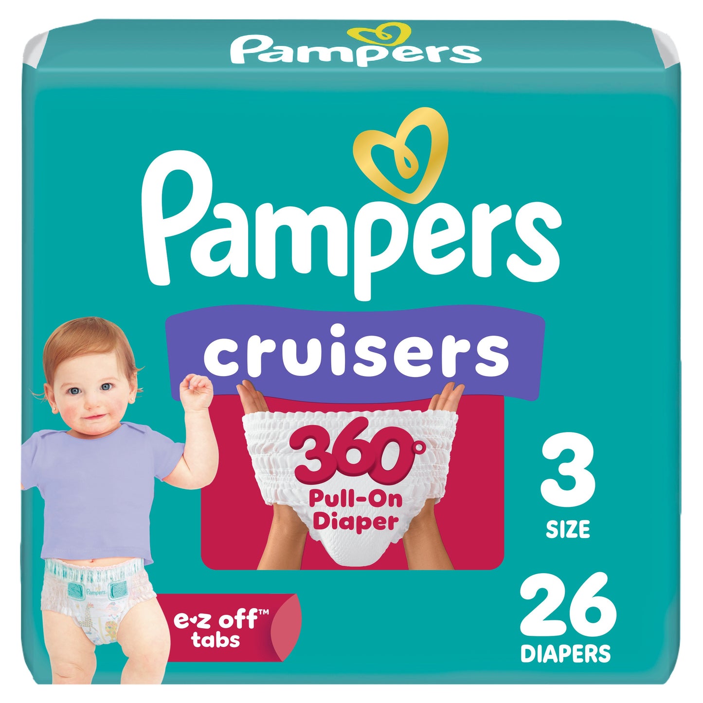 Pampers Cruisers 360 Diapers Size 3