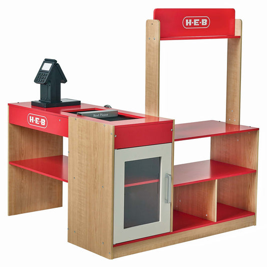 H-E-B Beyond Imagination! Wooden Grocery Checkout Stand