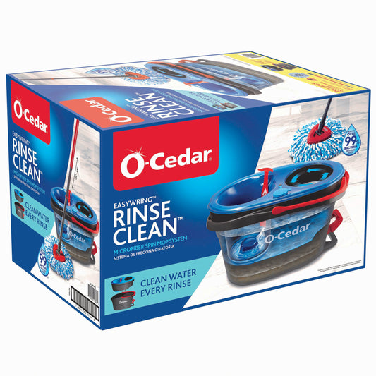 O-Cedar EasyWring RinseClean Spin Mop & Bucket System