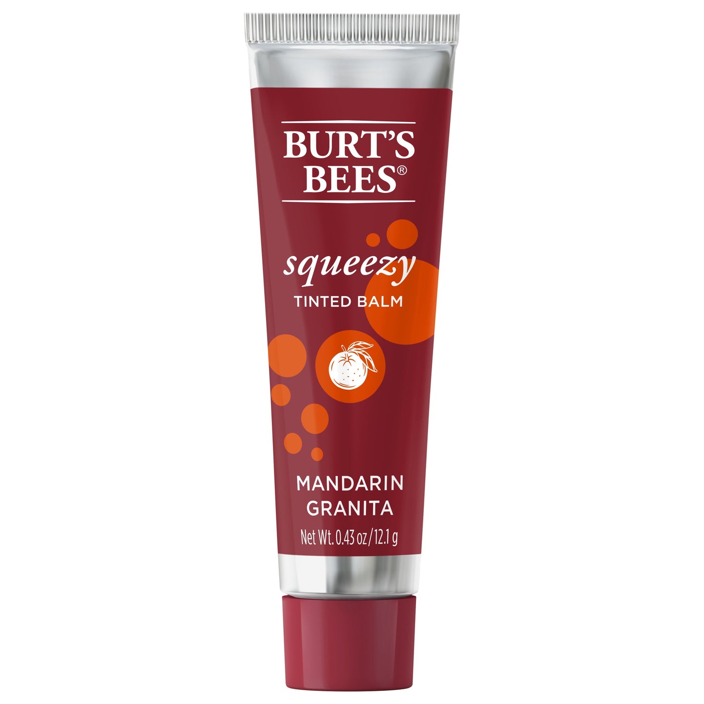 Burt's Bees Squeezy Tinted Lip Balm - Mandarin Granita