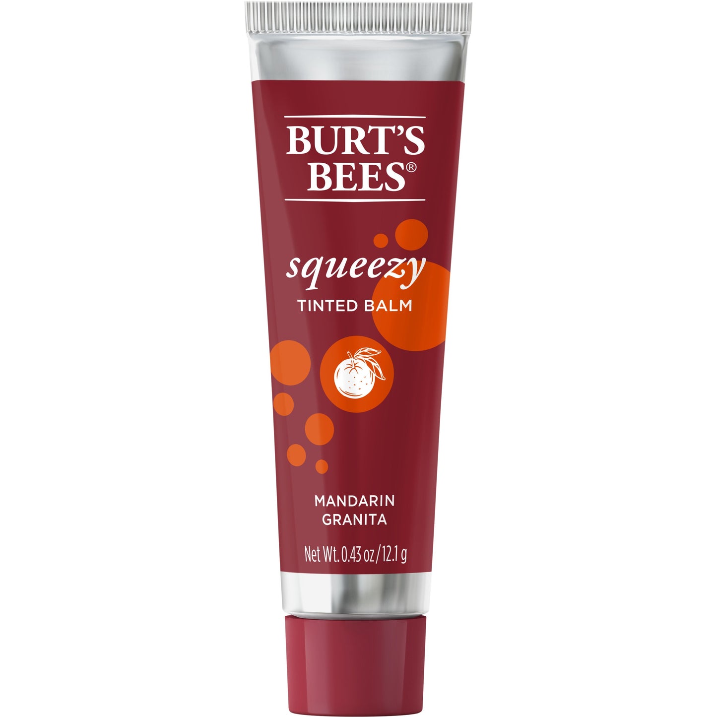 Burt's Bees Squeezy Tinted Lip Balm - Mandarin Granita