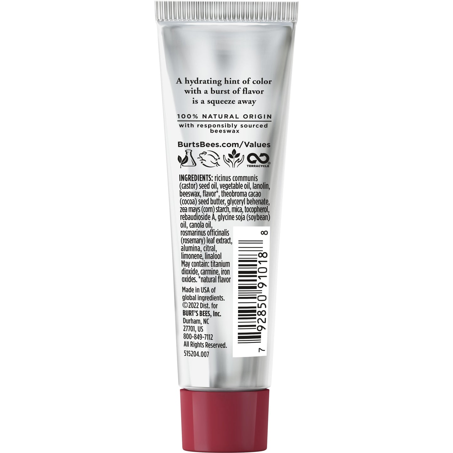 Burt's Bees Squeezy Tinted Lip Balm - Mandarin Granita