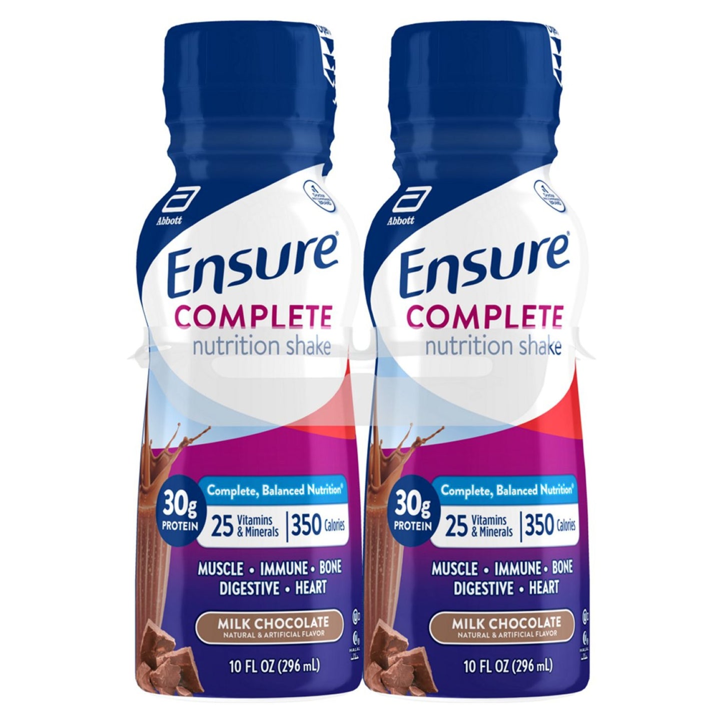 Ensure Complete 30g Protein Nutrition Shakes 4 pk Bottles - Milk Chocolate