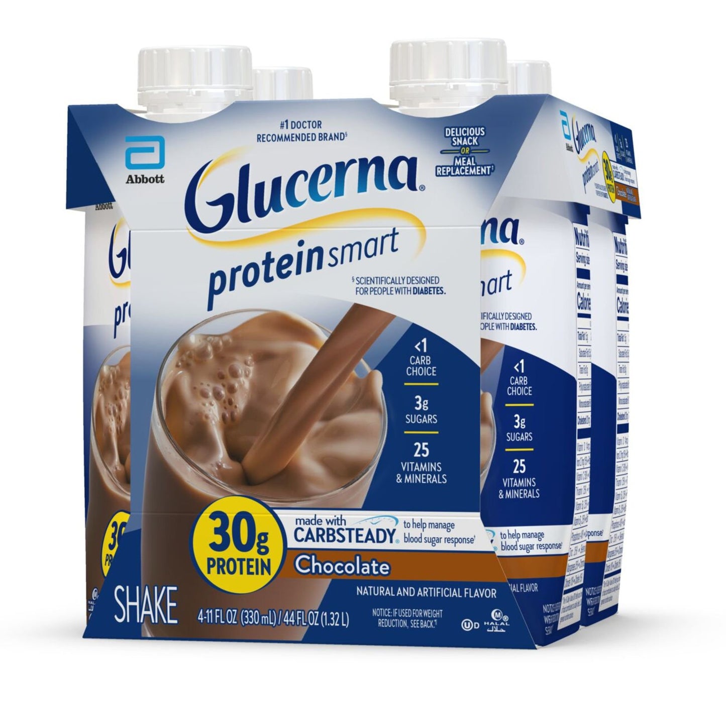 Glucerna 30g High Protein Nutrition Shakes - Chocolate