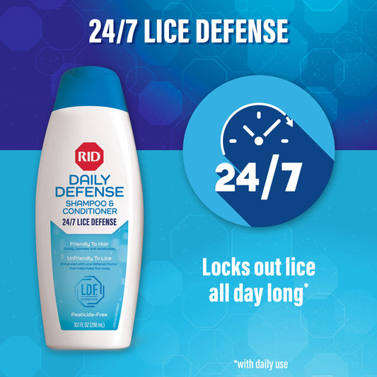 RID Daily Defense Lice Shampoo & Conditioner