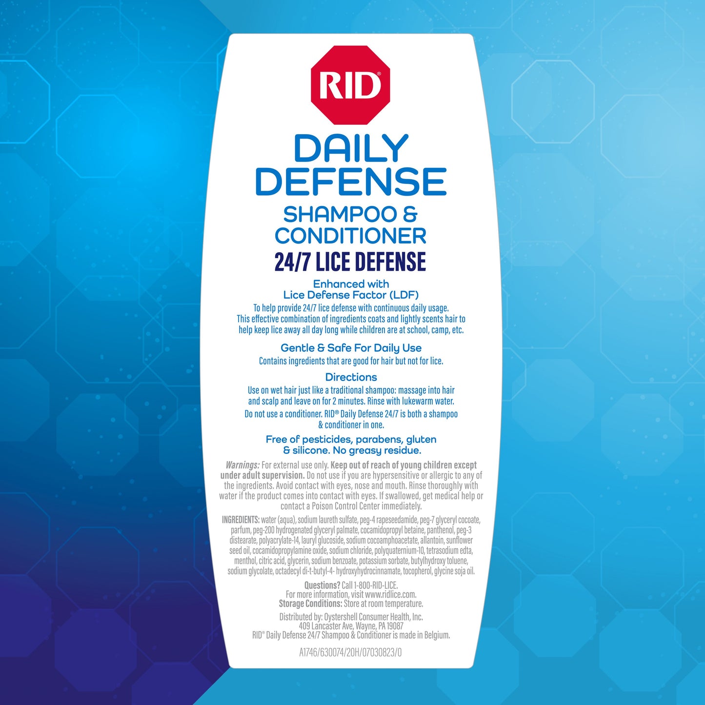 RID Daily Defense Lice Shampoo & Conditioner