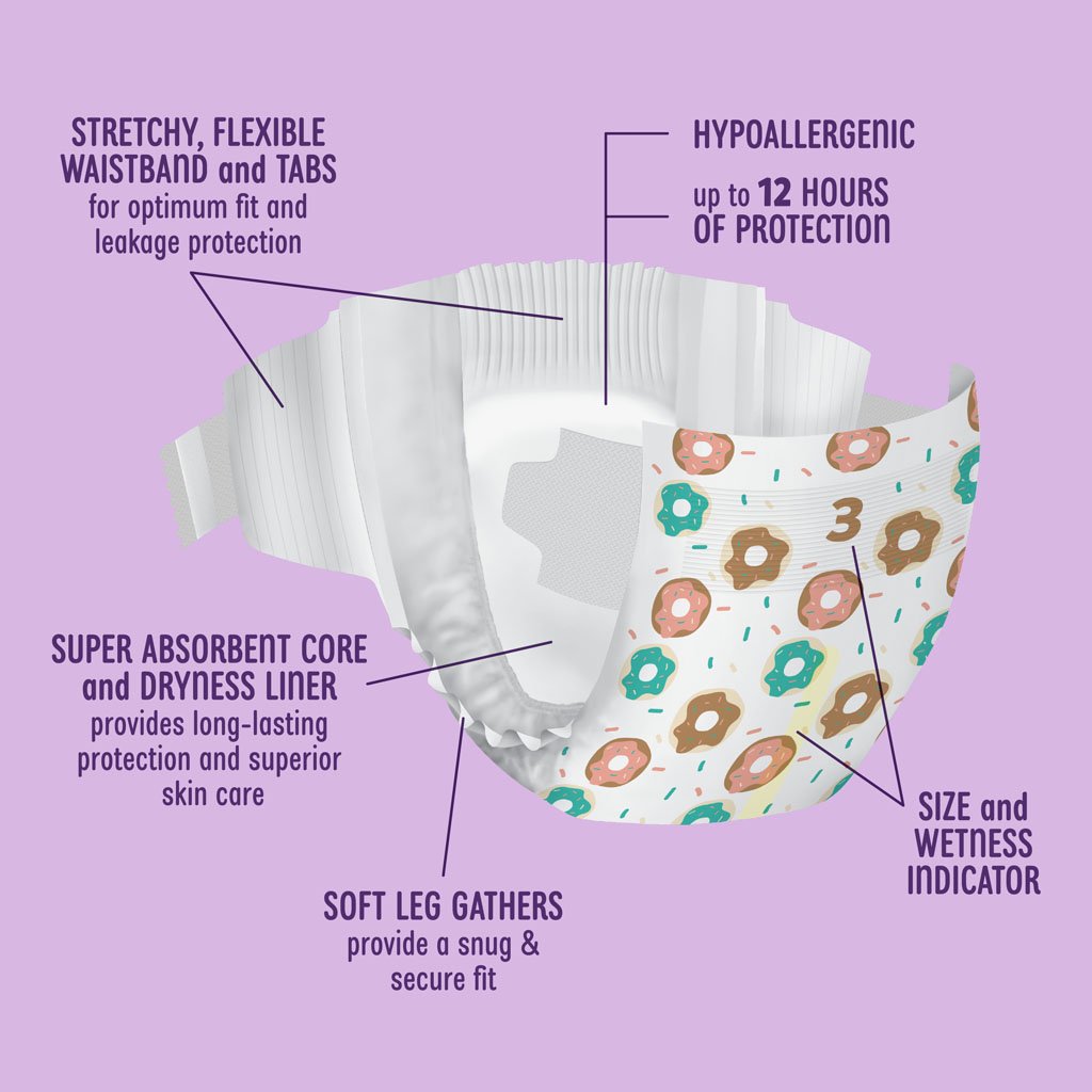 H-E-B Baby Medium Pack Diapers - Size 3