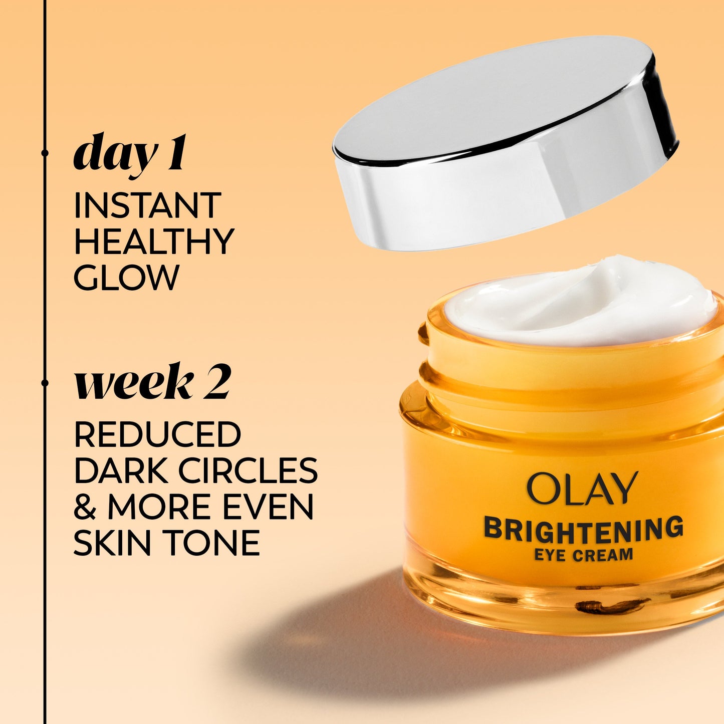 Olay BRIGHTENING EYES VITAMIN C EYE CREAM, Fragrance-Free