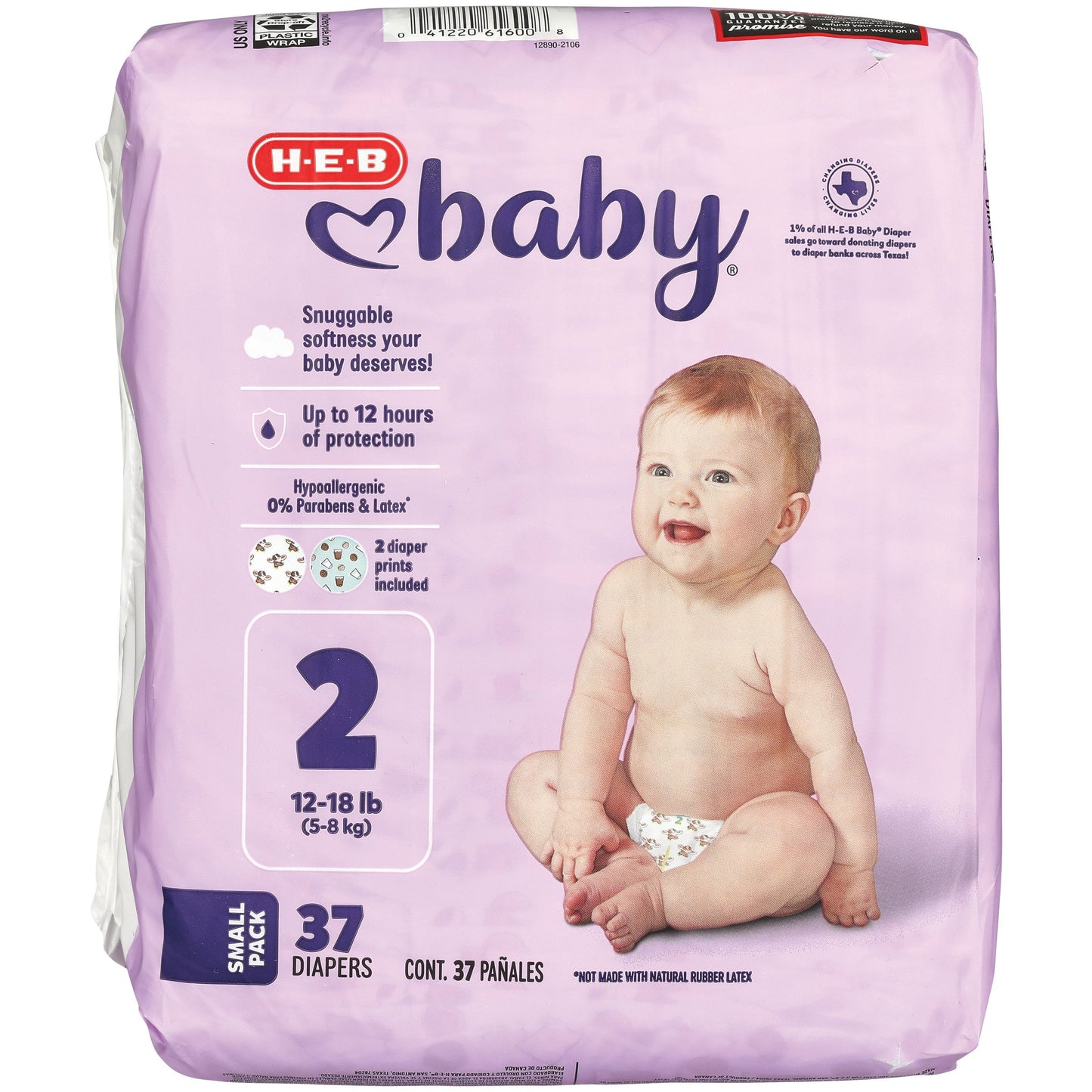 H-E-B Baby Small Pack Diapers - Size 2