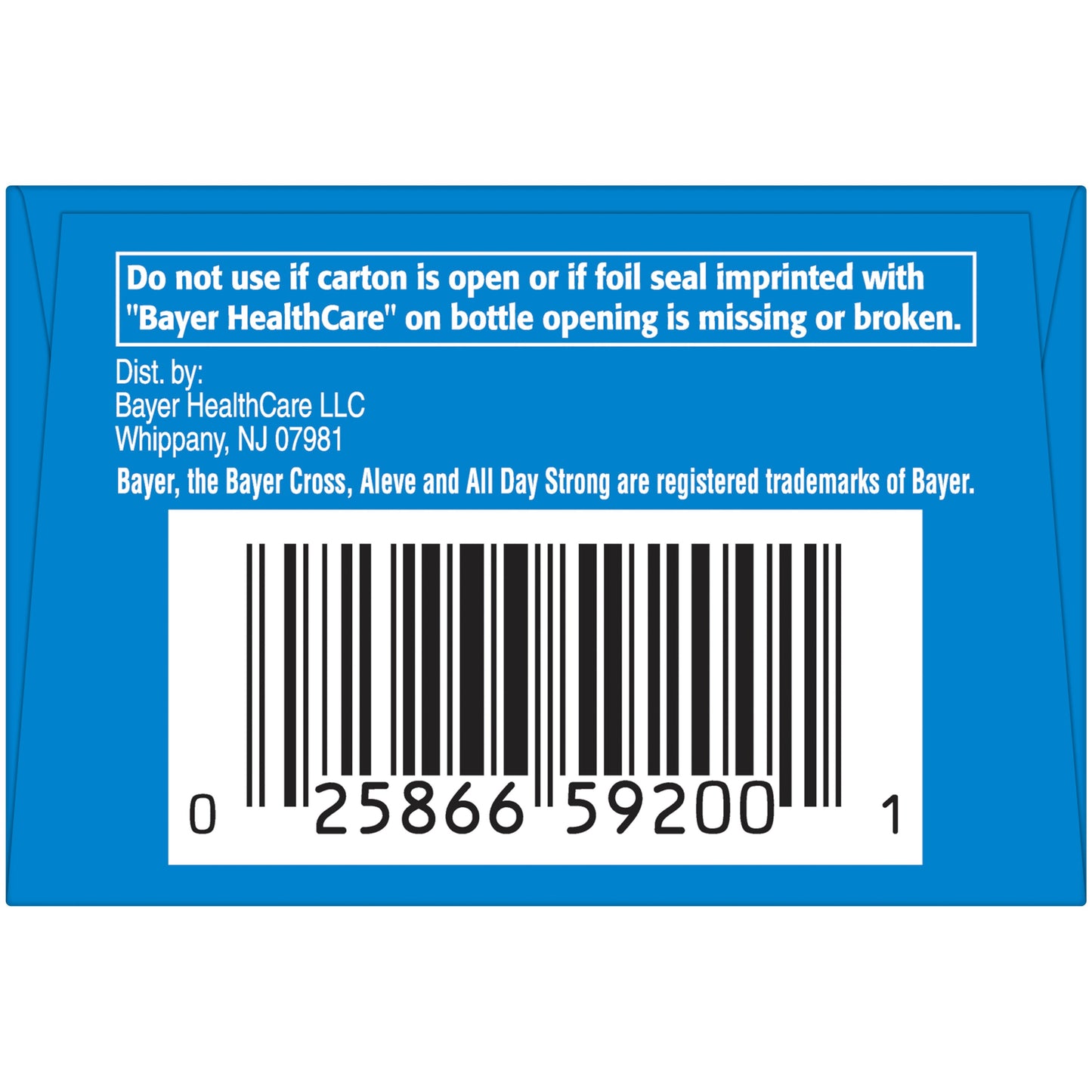 Aleve Back & Muscle Pain Naproxen 220mg Tablets