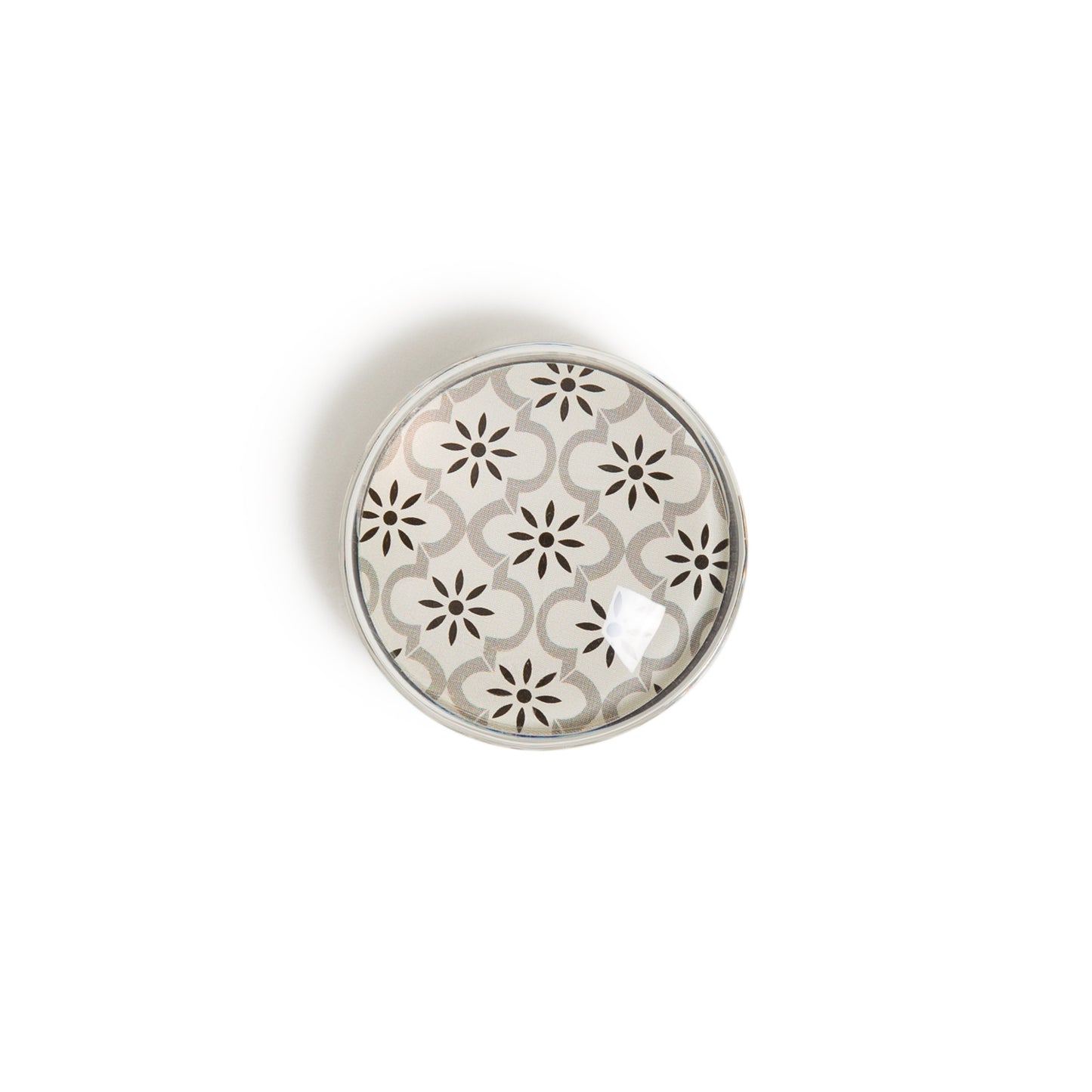 U Brands Glass Magnets - Moroccan Monochrome