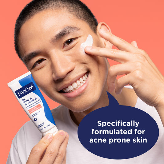 PanOxyl AM Oil Control Moisturizer with Mineral Sunscreen for Acne Prone Skin