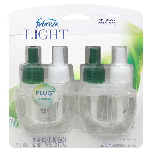 Febreze Light Plug Bamboo Scented Oil Refills