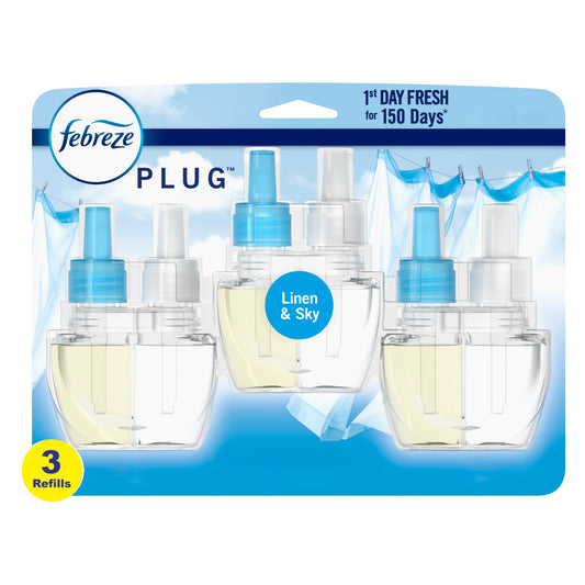 Febreze Plug Linen & Sky Scented Oil Refills