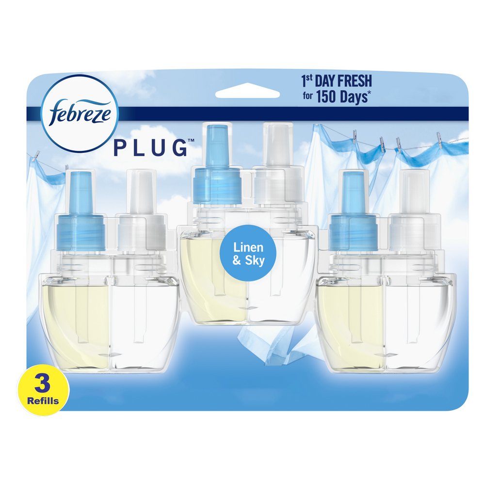 Febreze Plug Linen & Sky Scented Oil Refills
