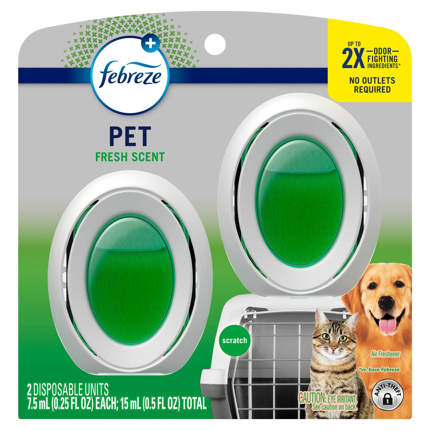 Febreze Bathroom Air Freshener, Odor-Fighting, Heavy Duty Pet Scent