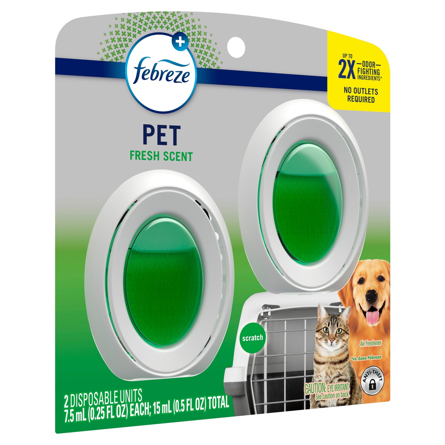 Febreze Bathroom Air Freshener, Odor-Fighting, Heavy Duty Pet Scent