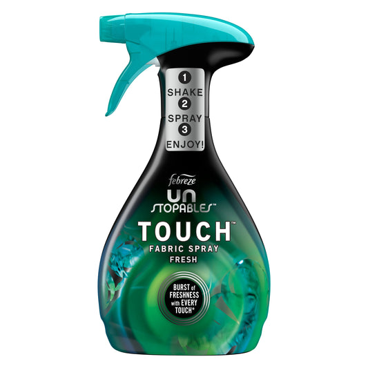 Febreze Fabric Spray Air Freshener Odor-Fighting Fabric Refresher - Unstopables Fresh Scent
