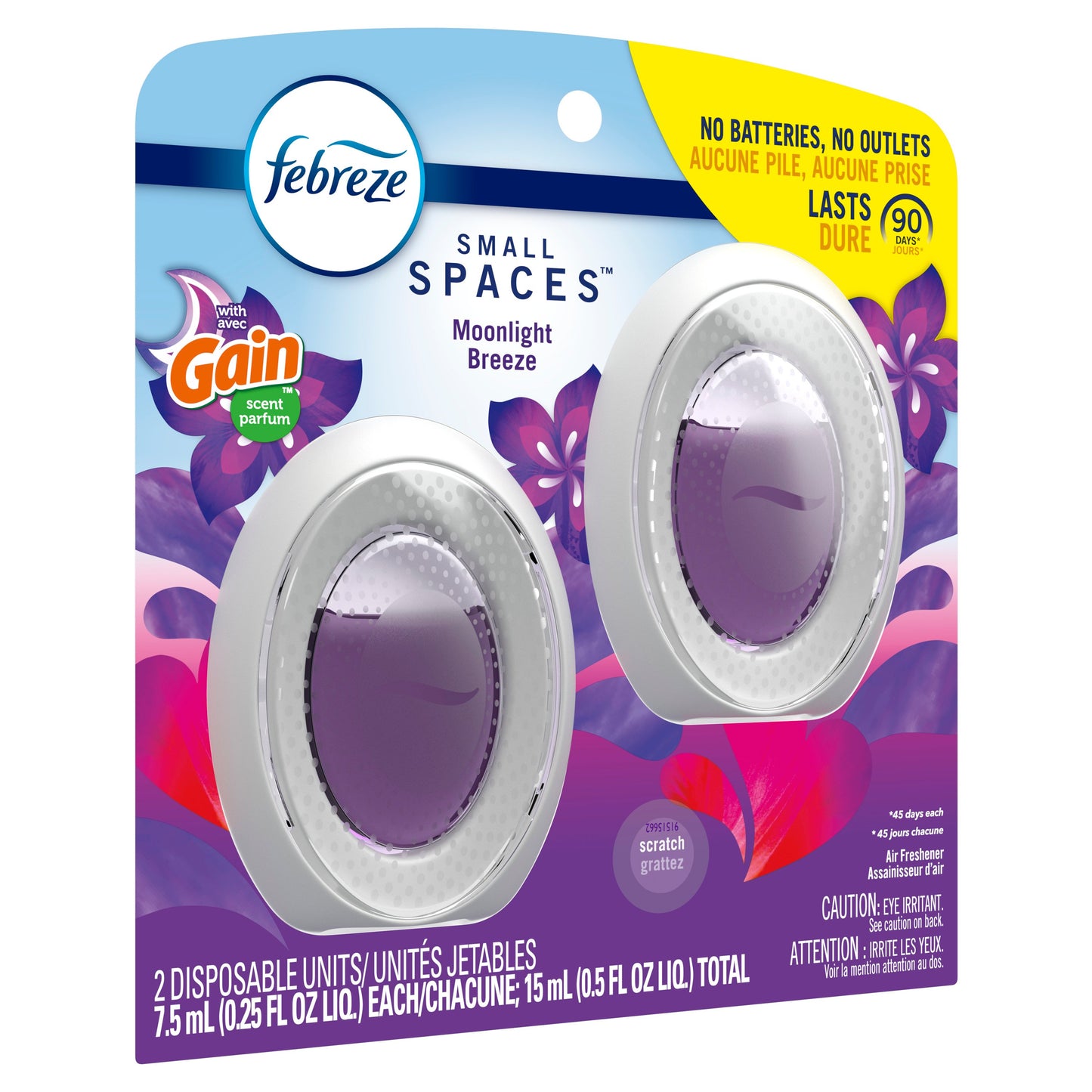 Febreze Bathroom Air Freshener - Moonlight Breeze with Gain Scent