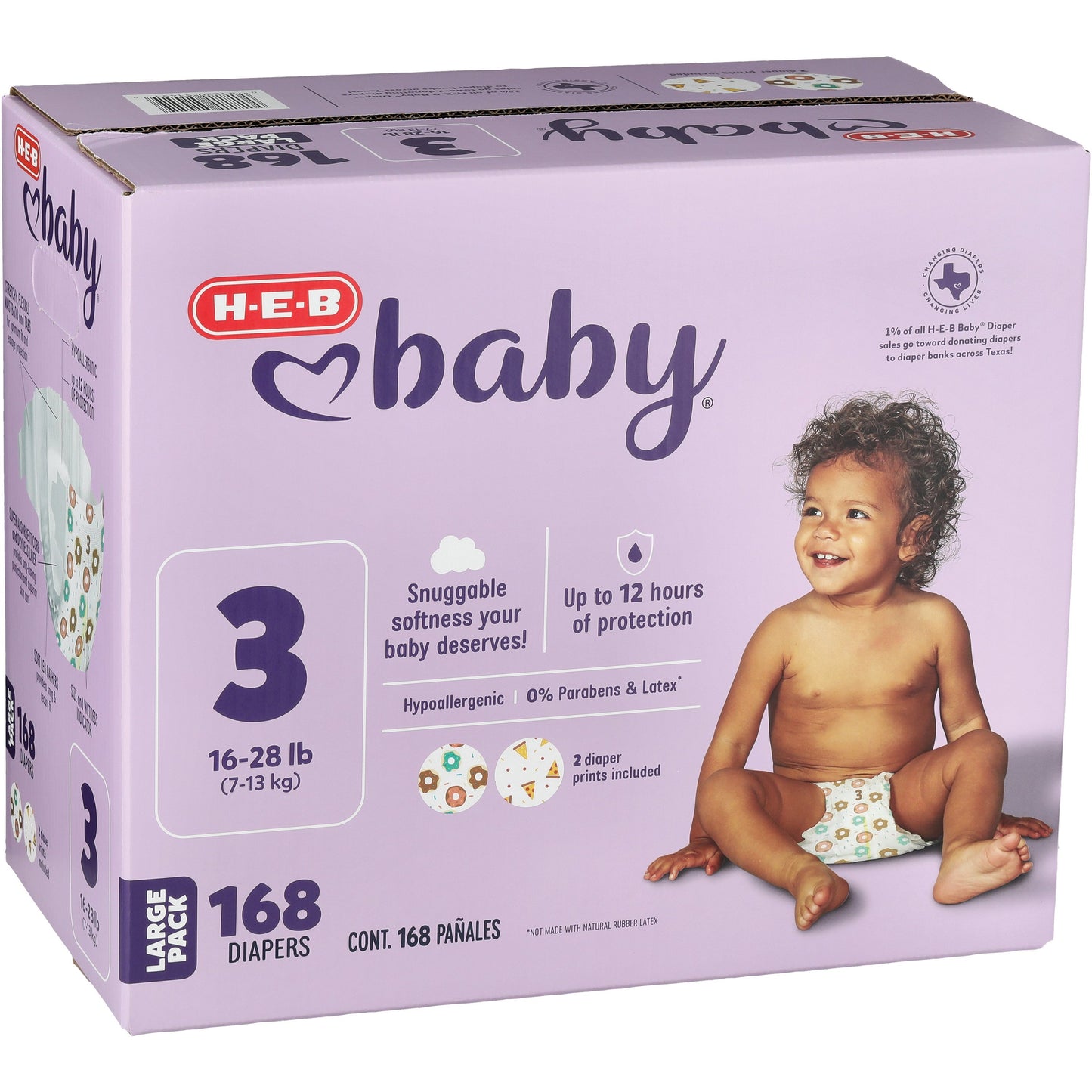 H-E-B Baby Large Pack Diapers - Size 3