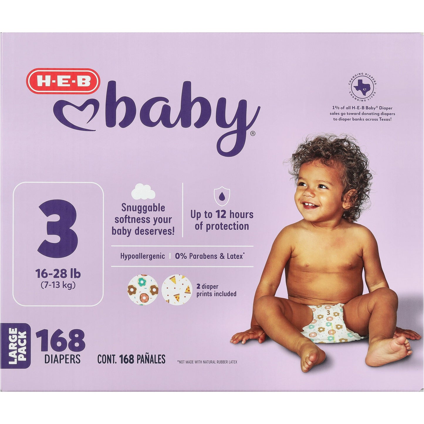 H-E-B Baby Large Pack Diapers - Size 3