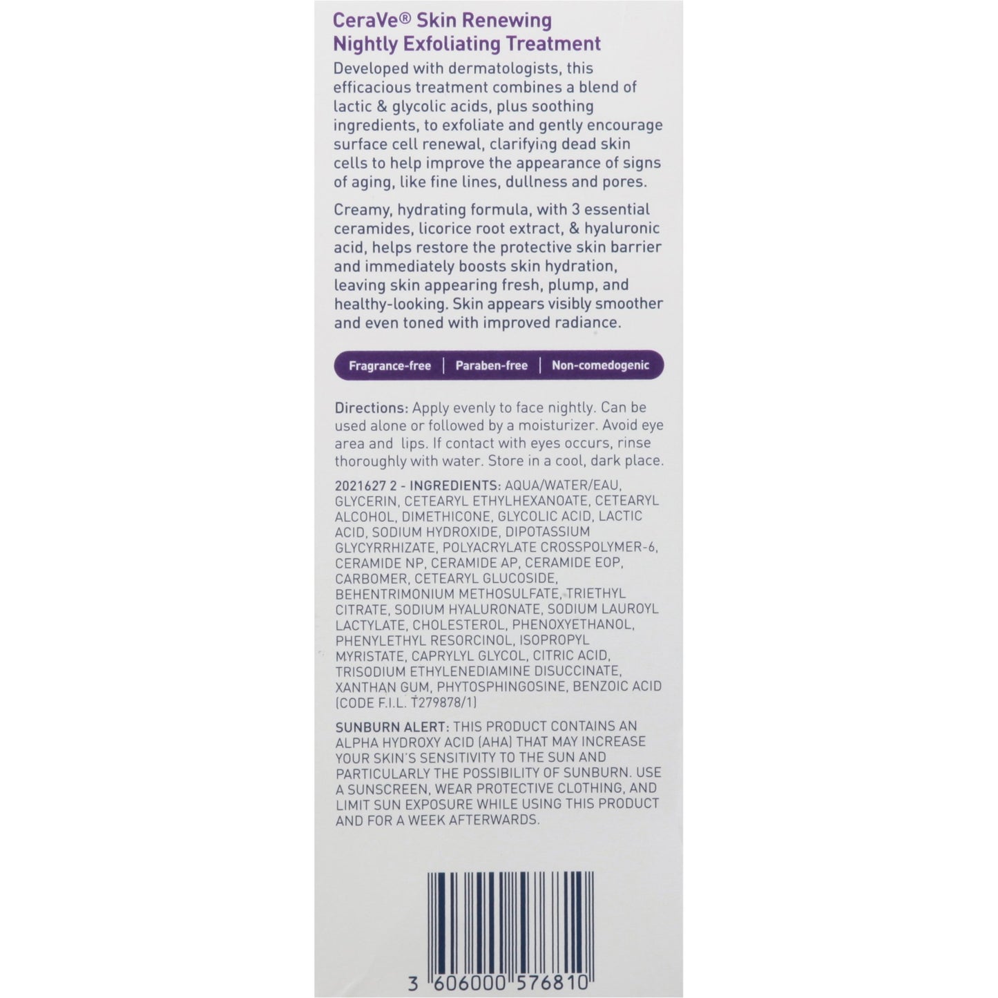 CeraVe Skin Renewing Nightly Exfoliating Treatment