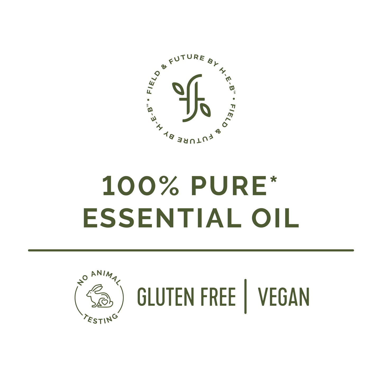 Field & Future by H-E-B Lemongrass Essential Oil