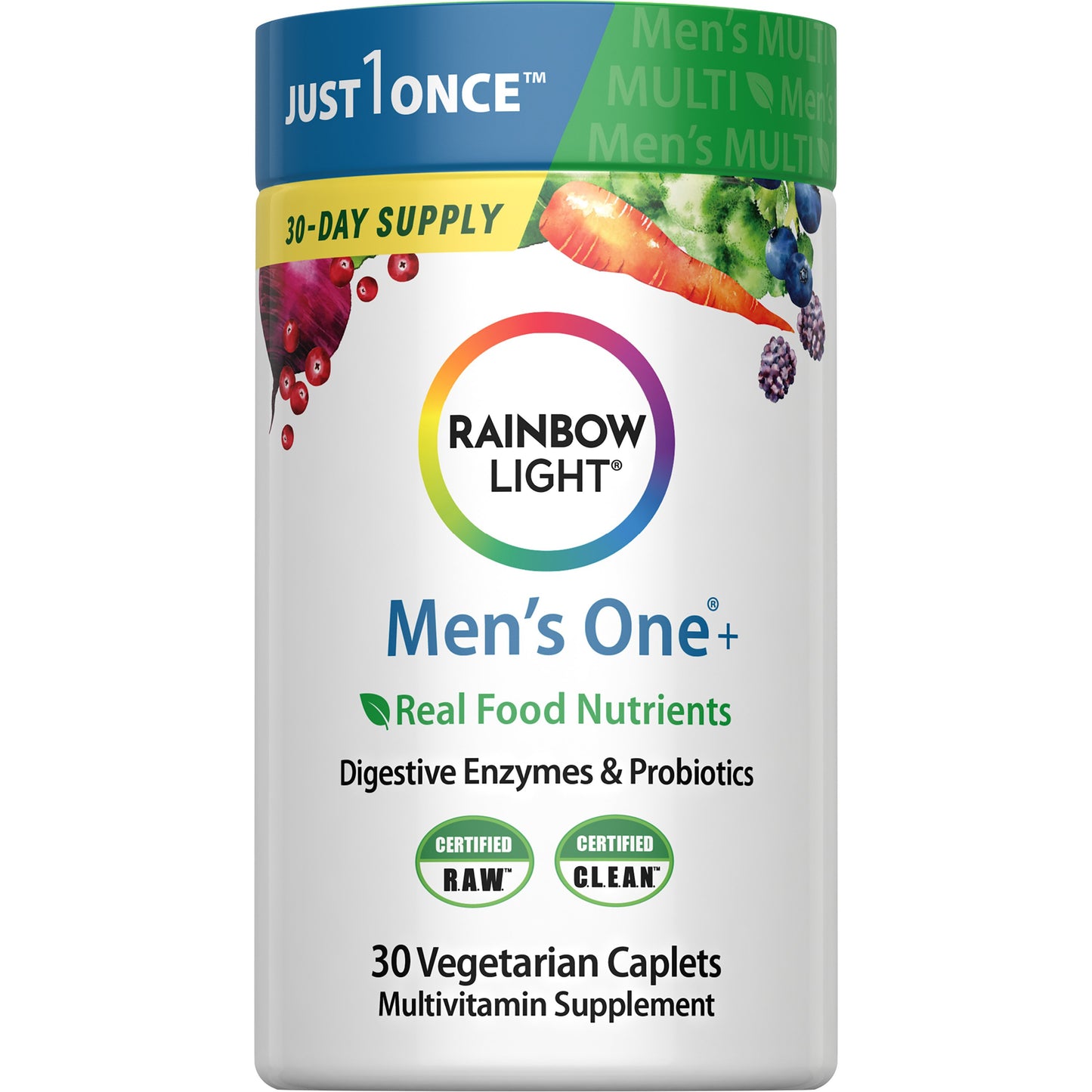 Rainbow Light Men's One Daily Multivitamin Tablets