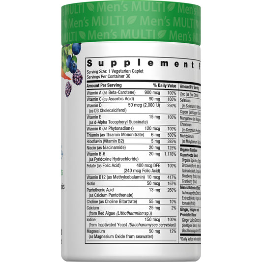 Rainbow Light Men's One Daily Multivitamin Tablets