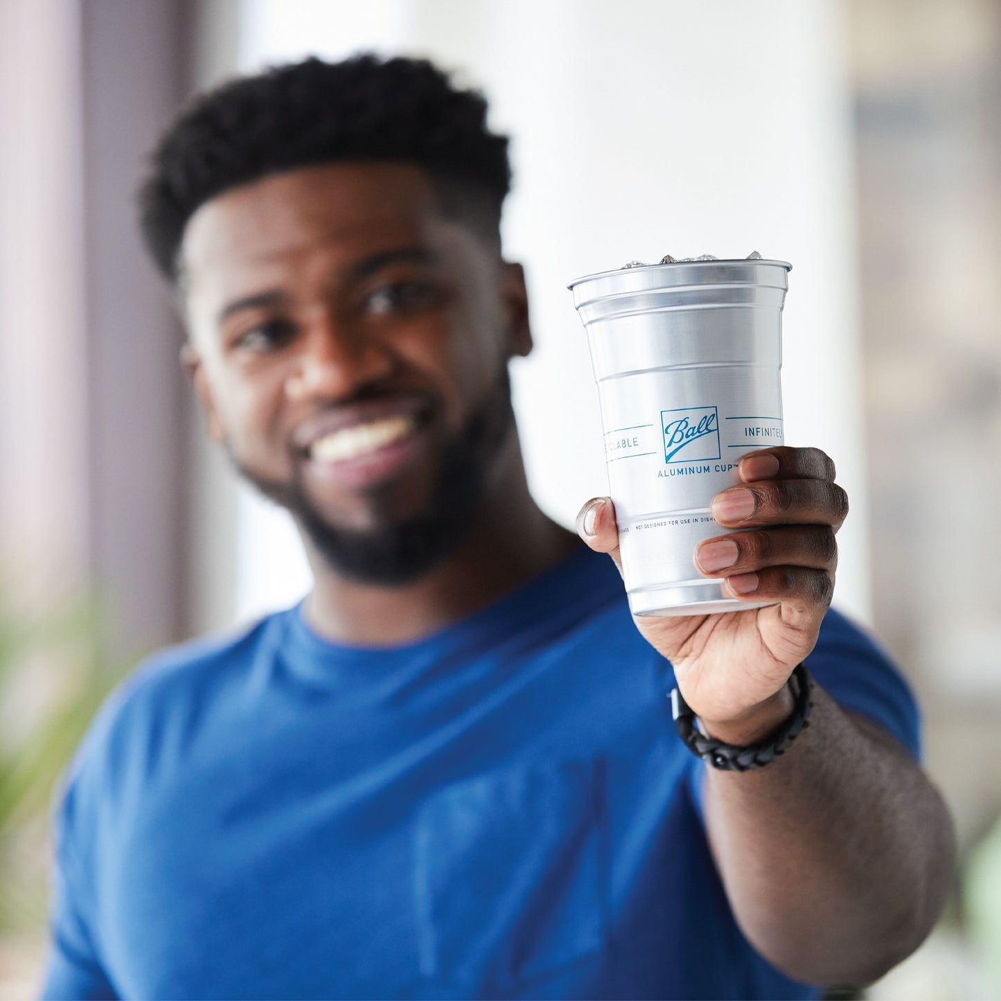 Ball Aluminum Cup Cold Drink 20 oz Recyclable Party Cups