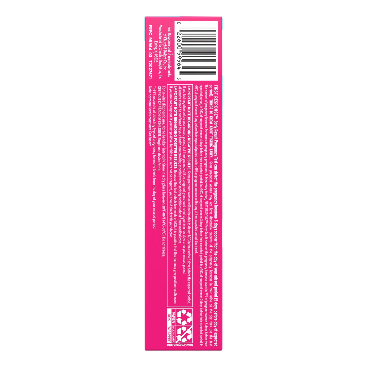 First Response Comfort Check Pregnancy Tests