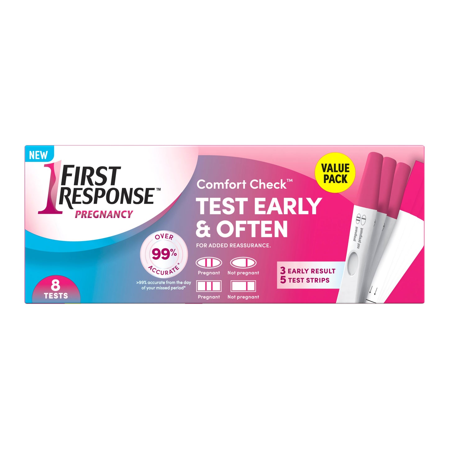 First Response Comfort Check Pregnancy Tests